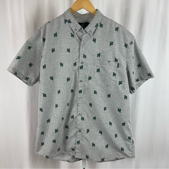 M MOLOKAI SURF XL Shirts Fun Hawaiian Short Sleeve Shirt Cactus Desert Summer - Picture 1 of 7